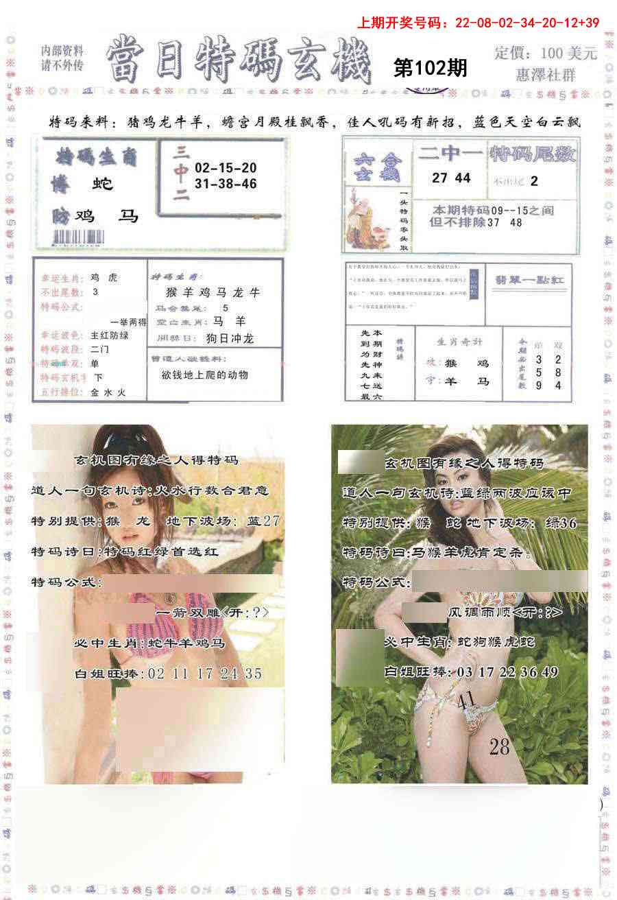 102期当日特码玄机-2[图]